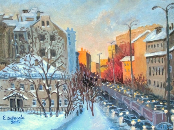 Городские пейзажи Москвы и Крыма | Ярмарка Мастеров - ручная работа, handmade