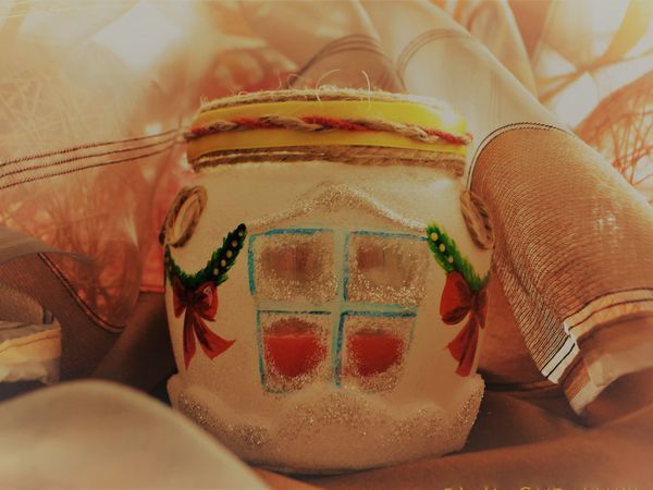 Создаем подсвечник «Новогодняя ночь» | Ярмарка Мастеров - ручная работа, handmade