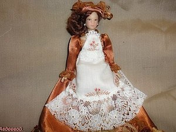 Одежда для кукол .Фартучек. | Ярмарка Мастеров - ручная работа, handmade