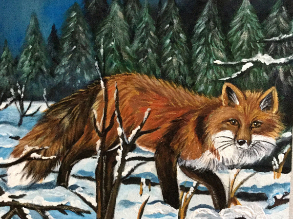 Аукцион на Набор Купонов «Forest Fox». Ручная роспись | Ярмарка Мастеров - ручная работа, handmade