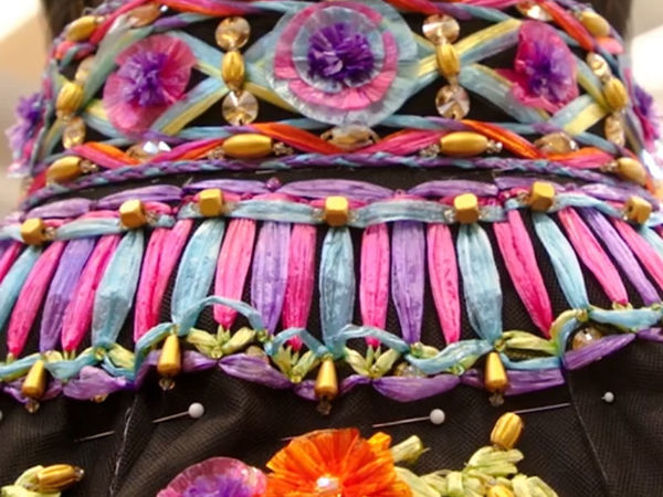 Наряд, вышитый рафией, из новой коллекции Dolce&Gabbana | Ярмарка Мастеров - ручная работа, handmade