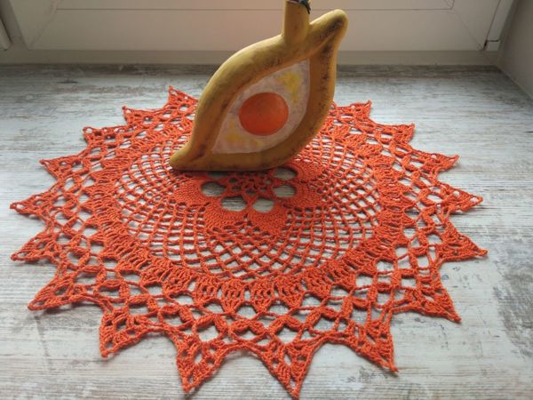 Салфетка «Солнышко в гостях» | Ярмарка Мастеров - ручная работа, handmade