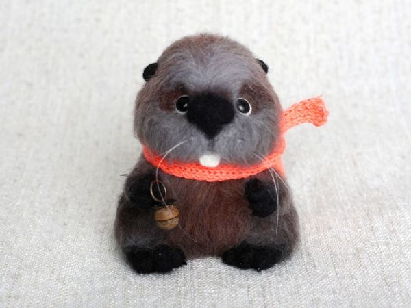 Валяем войлочную игрушку. Бобренок | Ярмарка Мастеров - ручная работа, handmade Валяем войлочную игрушку. Бобренок | Ярмарка Мастеров - ручная работа, handmade
