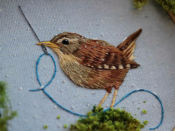 100 Days Of Embroidery: Craftswoman Challenged Herself And Helped Nature | Livemaster - handmade