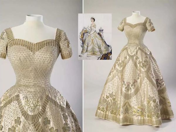 Embroidery on the Coronation Gown of Elizabeth II | Livemaster - handmade