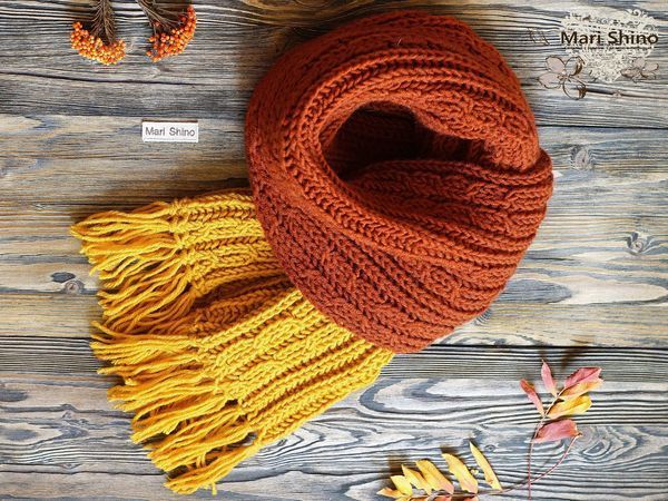 Осень - не повод грустить! Осень - повод носить шарфик! | Ярмарка Мастеров - ручная работа, handmade
