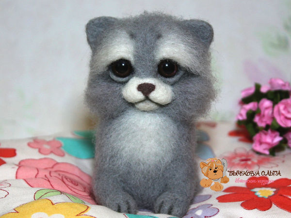 Мастер-класс по валянию Котенка | Ярмарка Мастеров - ручная работа, handmade