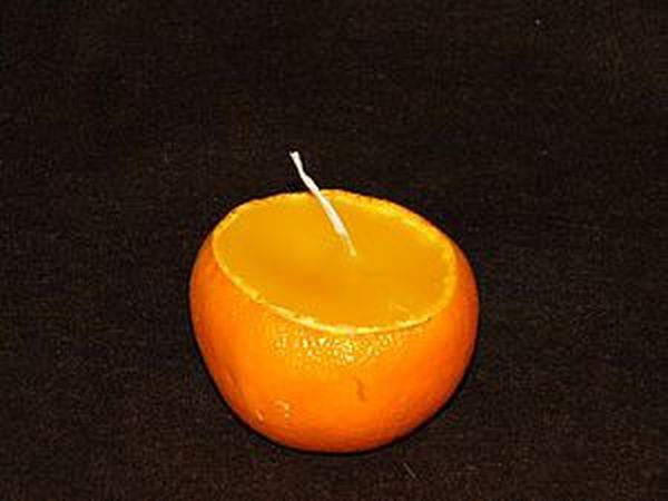 10 minutes DUY on Tangerine Candles | Livemaster - handmade