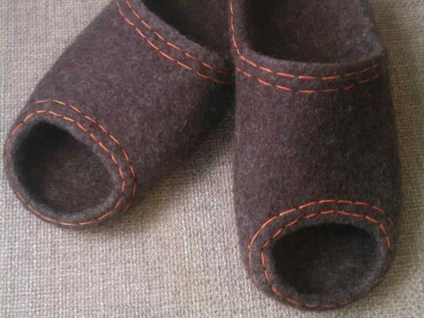 Видеоурок: валяем мужские тапочки | Ярмарка Мастеров - ручная работа, handmade