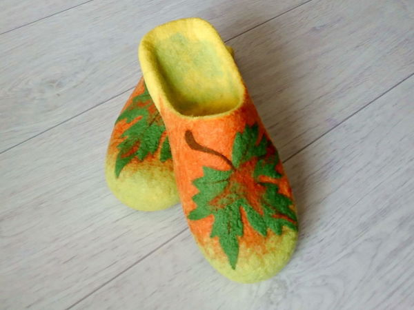 Making Slippers from Wool. Part 2 | Livemaster - handmade