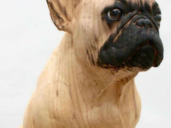 Sculptures about to Wag their Tails: Wooden Work by Gerard Mas | Livemaster - handmade