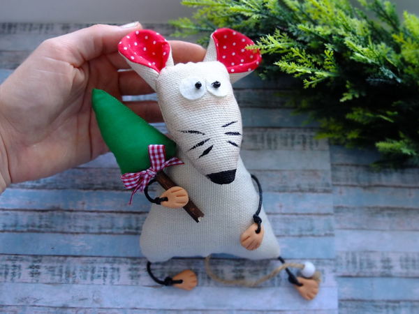 Video Tutorial: Textile Mouse, 2020 Symbol | Livemaster - handmade Video Tutorial: Textile Mouse, 2020 Symbol | Livemaster - handmade