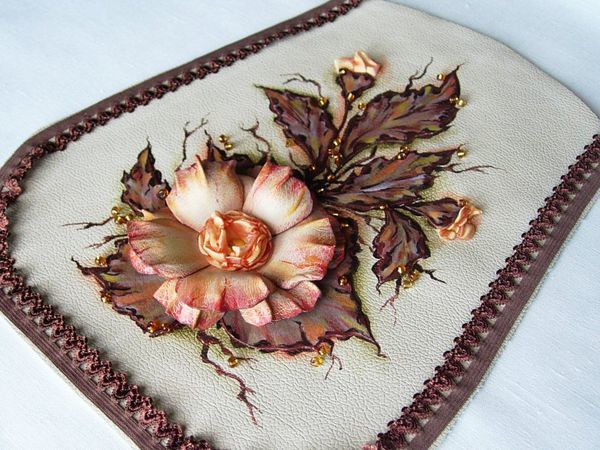 Декор сумки «Осенний вальс» | Ярмарка Мастеров - ручная работа, handmade