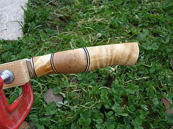 Материал рукояти дерево вишня — лаборатория ножей азинский.рф