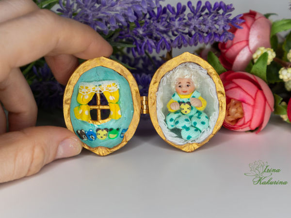 Крошечные малыши в орешках!!! | Ярмарка Мастеров - ручная работа, handmade