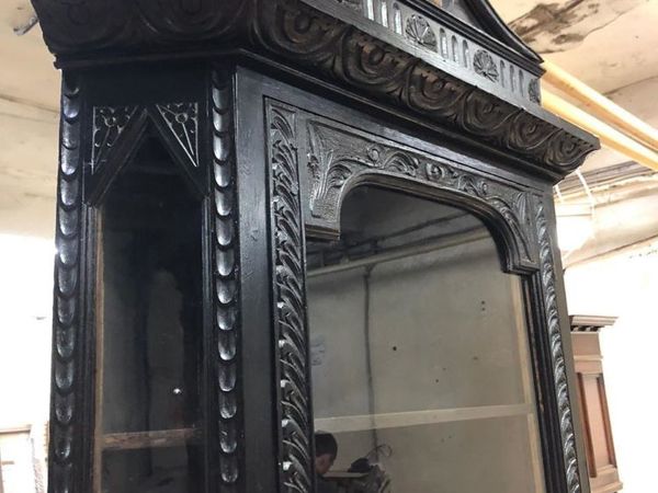 Реставрация антикварной угловой витрины | Ярмарка Мастеров - ручная работа, handmade