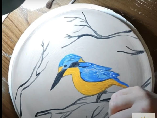 Роспись тарелки/ Видео мастер-класс | Ярмарка Мастеров - ручная работа, handmade