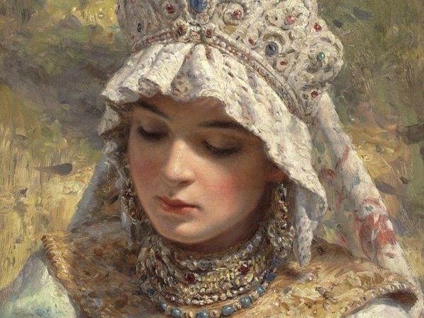 Russian Beauty in the Paintings by Konstantin Makovsky: 44 Charming Portraits | Livemaster - handmade