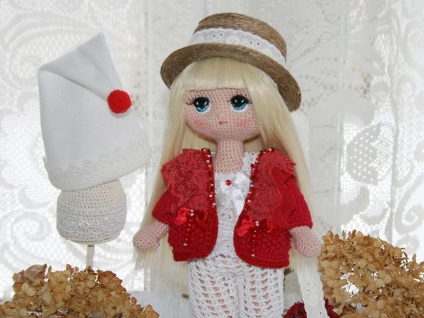 Куколка в пижамке, новая, милая, голубоглазая | Ярмарка Мастеров - ручная работа, handmade