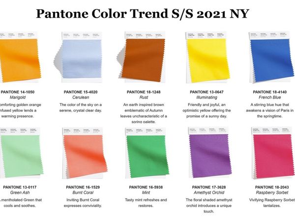 Топ 10 самых модных цветов Пантон Весна-Лето 2021 Нью-Йорка | Ярмарка Мастеров - ручная работа, handmade
