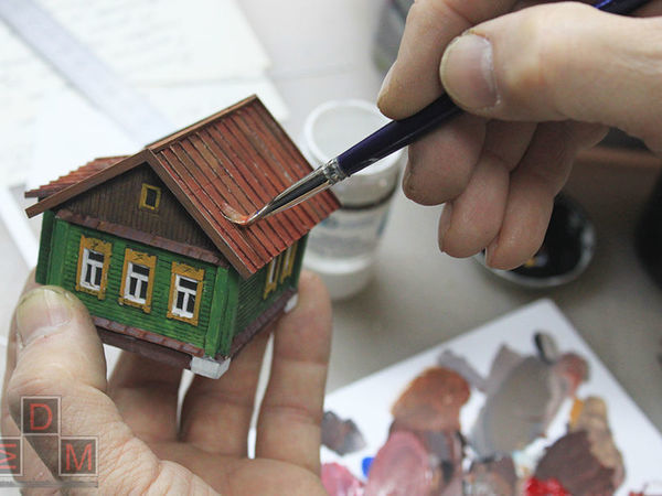 Процесс работы над подарочной миниатюрой | Ярмарка Мастеров - ручная работа, handmade