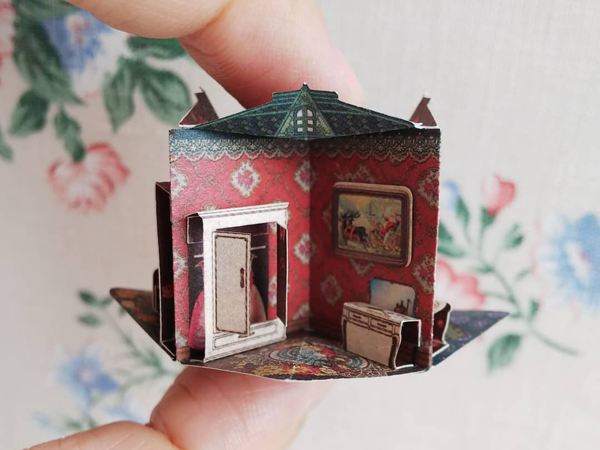 Домики с ноготок: миниатюрные pop-up книги | Ярмарка Мастеров - ручная работа, handmade