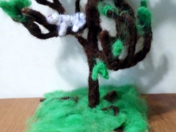 Дерево на каркасе | Ярмарка Мастеров - ручная работа, handmade