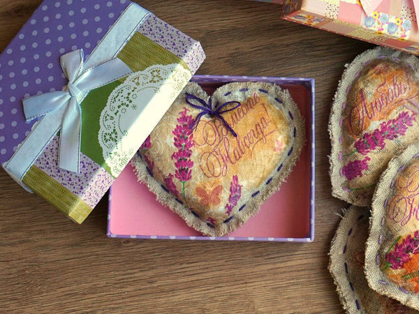A St. Valentine's DIY Project: Making a Lavender Heart | Livemaster - handmade