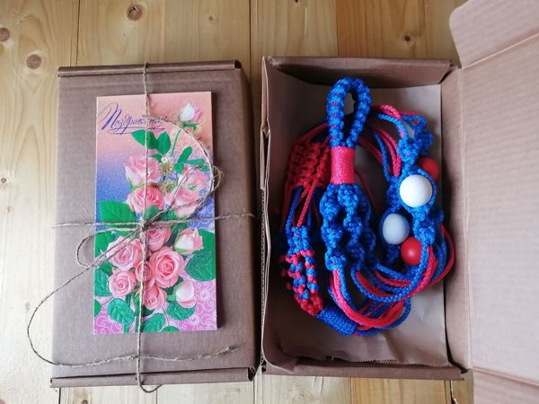 Упаковка работ Макраме Подвесное кашпо Панно Ёлочки к Новому году Вязаные аксессуары | Ярмарка Мастеров - ручная работа, handmade