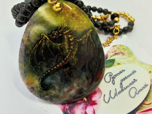 Знакомьтесь – ЛОКИАНА – дарительца радости – Новое фэнтази украшение / кулон с драконом | Ярмарка Мастеров - ручная работа, handmade