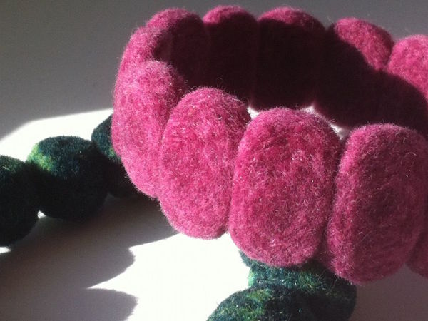 МК-тестирование мериноса: «Браслет-рулет» | Ярмарка Мастеров - ручная работа, handmade