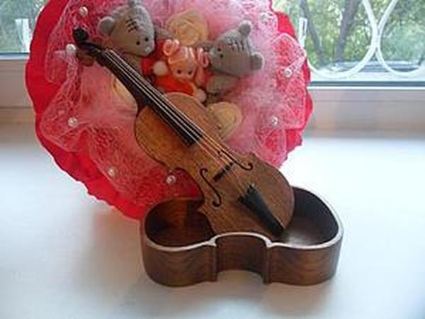 Как сделать шкатулку в форме скрипки | Ярмарка Мастеров - ручная работа, handmade