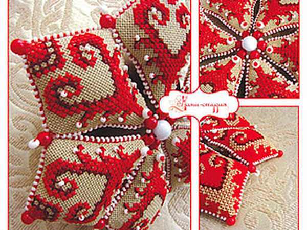 Мастер-класс: делаем оригинальную текстильную звезду на Новый год | Ярмарка Мастеров - ручная работа, handmade