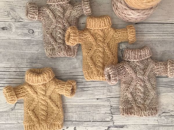 Knitting a Warm Jumper for Your Favourite Toy | Livemaster - handmade