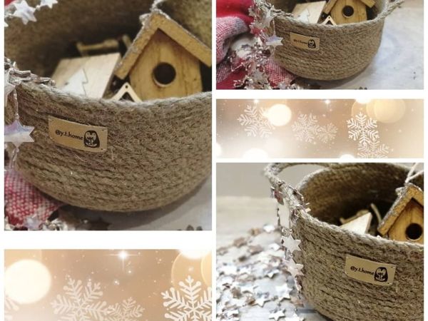 Интерьерная корзинка | Ярмарка Мастеров - ручная работа, handmade