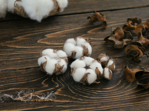 How to Make Cotton Bolls of Cotton Wool and Craft Paper | Ярмарка Мастеров - ручная работа, handmade