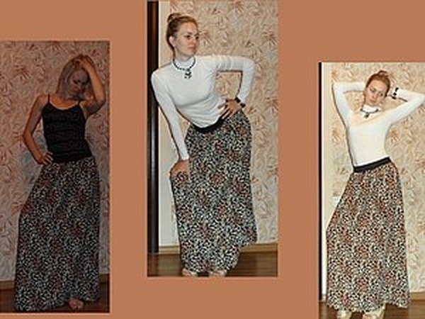 Как пришить пояс к юбке - фото пошагово