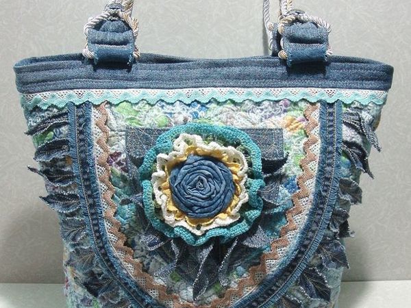 Текстильная сумка в стиле бохо | Ярмарка Мастеров - ручная работа, handmade