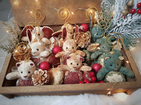 Ёлочные игрушки в наборе снова в продаже! | Ярмарка Мастеров - ручная работа, handmade