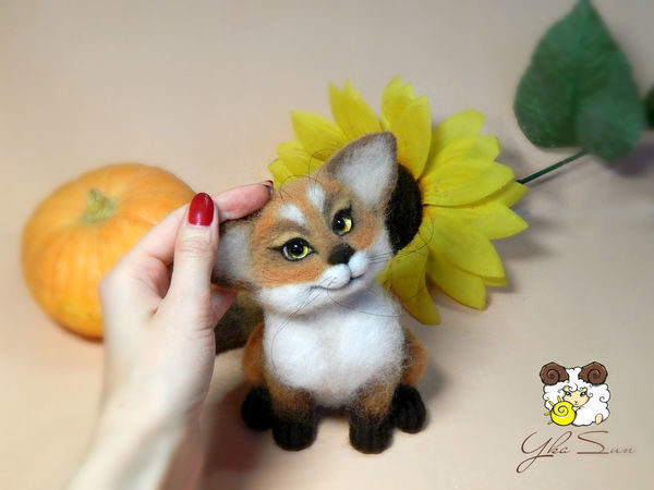 Валяем лисичку | Ярмарка Мастеров - ручная работа, handmade