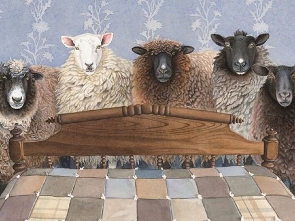 Раз овечка два овечка Или немного позитива | Ярмарка Мастеров - ручная работа, handmade