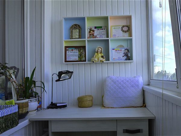 Мой миниатюрный кабинет на лоджии | Ярмарка Мастеров - ручная работа, handmade