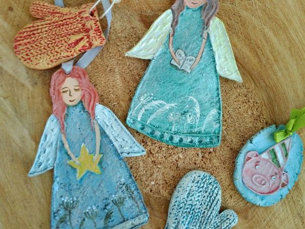 Мастерим елочные игрушки | Ярмарка Мастеров - ручная работа, handmade