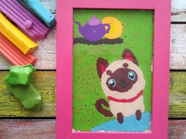 Видео-урок «Пластилиновая живопись» | Ярмарка Мастеров - ручная работа, handmade