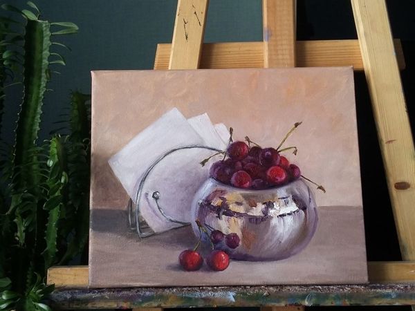 Как нарисовать черешню | Ярмарка Мастеров - ручная работа, handmade
