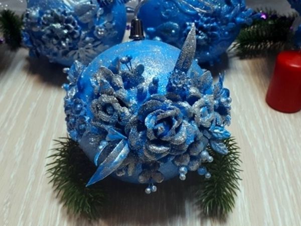 Изготовление новогоднего шара | Ярмарка Мастеров - ручная работа, handmade