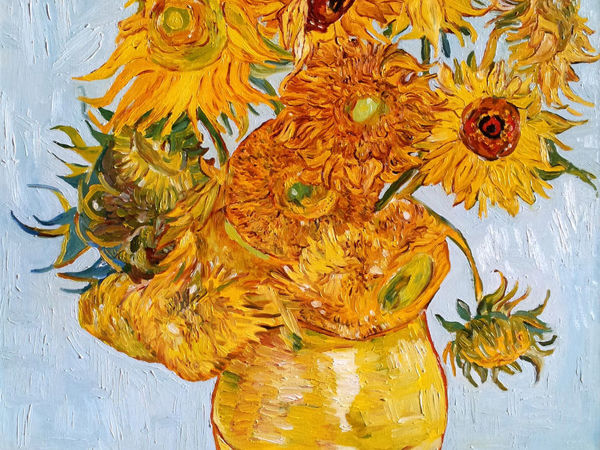 Подсолнухи, Ван Гог, авторская копия, 2013 г | Ярмарка Мастеров - ручная работа, handmade