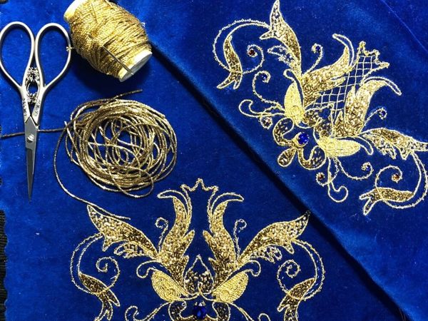 Основы золотного шитья | Ярмарка Мастеров - ручная работа, handmade