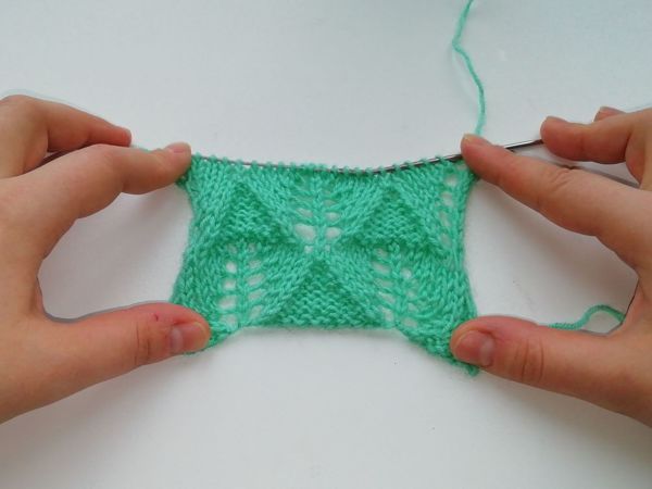 Вяжем красивый узор спицами | Ярмарка Мастеров - ручная работа, handmade