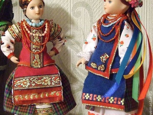 Украинки — мои куклы, особенности украинского народного костюма | Ярмарка Мастеров - ручная работа, handmade